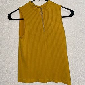 tightly fitted crop top